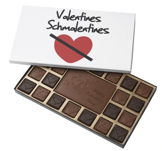 anti valentine's day gift chocolates