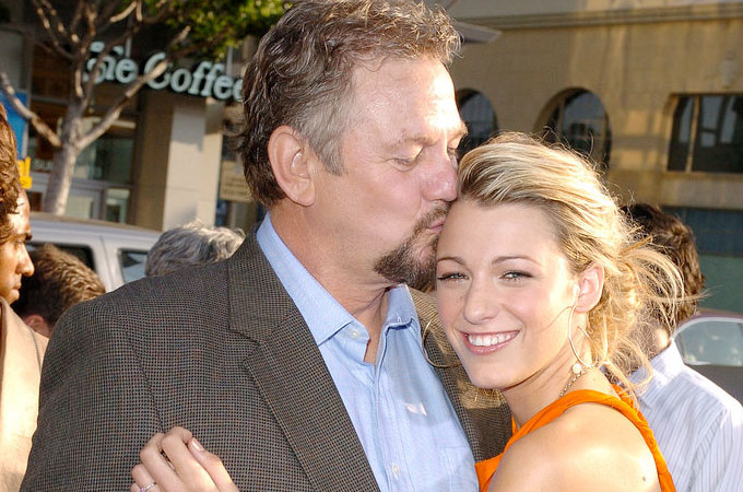 Celebrities with Their Dads Blake Lively