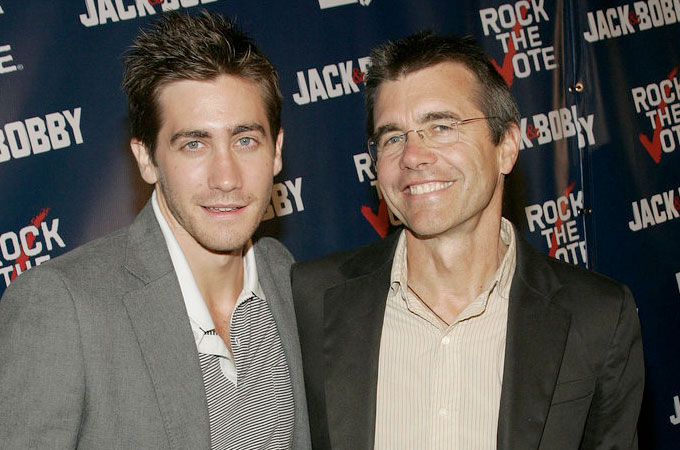 Celebrities with Their Dads Jake Gyllenhaal