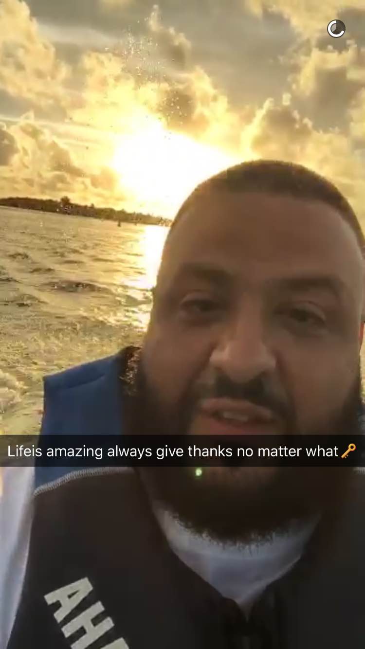 Celebrity Snapchat Accounts DJ Khaled